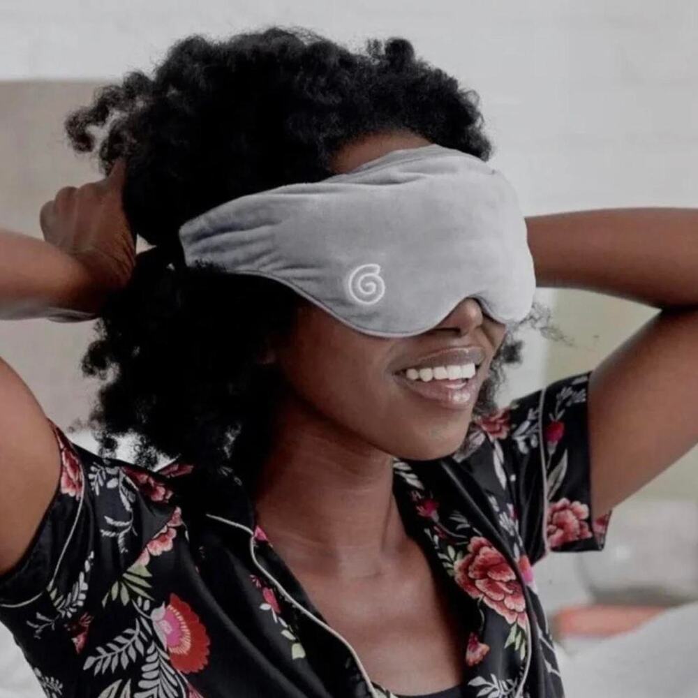 Gravity Weighted Sleep Mask - Grey